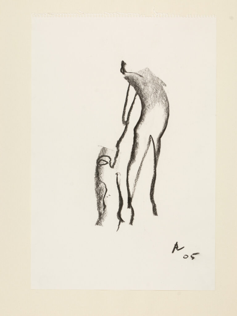 Opa met Kleinkind, 46 x 32 cm (ntk)