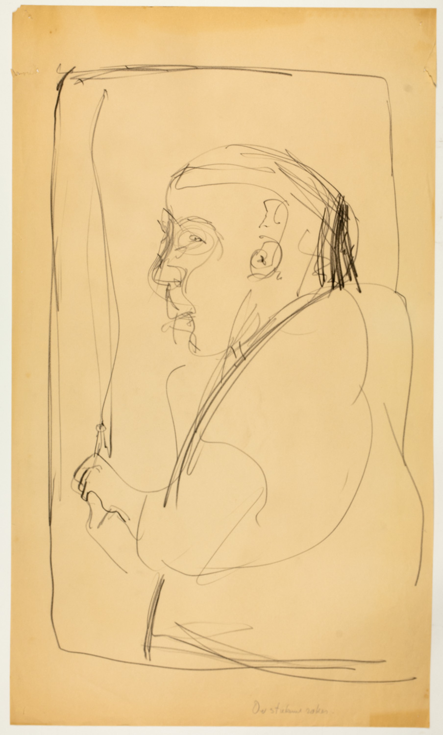 De Stiekeme Roker, 72 x 42 cm