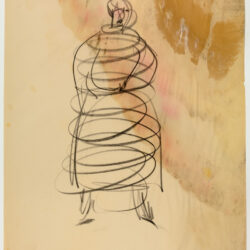 Zangeres, 72 x 42 cm