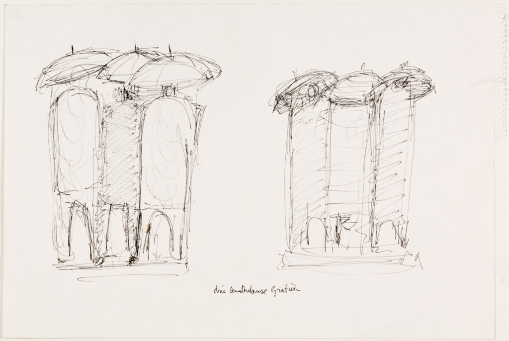 Drie Amsterdamse Gratiën, 32 x 47 cm