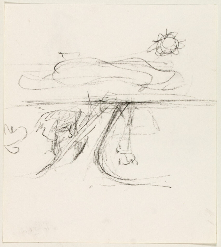 Landschap, 27 x 24 cm